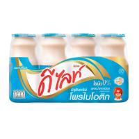 ดัชมิลล์ ดีไลท์ นมเปรี้ยวพาสเจอร์ไรส์ สูตรน้ำตาลน้อย
