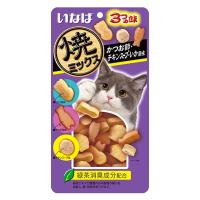 อินาบะ ขนมแมวสูตรปลาทูน่าและสันในไก่ผสมปลาโอแห้งน้