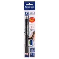 ราคา สเต็ดเล่อร์ ดินสอไม้ 2B พร้อมยางลบ รุ่น MARK-2B แพ็ค 2 (4007817338308)