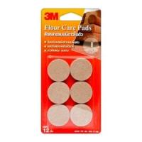 3เอ็ม สักหลาดแบบมีกาวในตัว สีเบจทรงกลม ขนาด 34 มม.