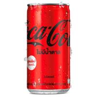 ราคา โค้ก น้ำอัดลม สูตรไม่มีน้ำตาล มินิแคน 180 มล. (8851959108079)