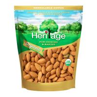 ราคา เฮอริเทจ อัลมอนด์ดิบเม็ดเต็ม ออร์แกนิค 250 ก. (8850096148573)
