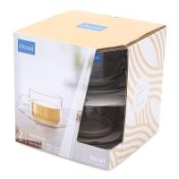 ราคา โอเชียน ชุดแก้วน้ำชา รุ่น Stack Tea Set แพ็ค 2 (8850222183980)