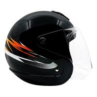 ราคา โอซิล หมวกกันน็อคเต็มใบเปิดคาง สีดำคาดส้ม (2000006023056)