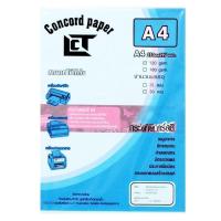 ราคา คอนคอร์ด กระดาษการ์ดสี 120 แกรม A4 แพ็ค 50 แผ่น คละสี (8851769700593)