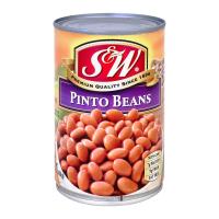 ราคา เอสแอนด์ดับบลิว พินโต้ บีนส์ ถั่วพินโต้ในน้ำเกลือ 439 ก. (0011194386986)