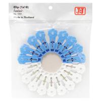 ราคา กิ๊บหนีบผ้า รุ่น 1028 แพ็ค 18 (2000006692801)