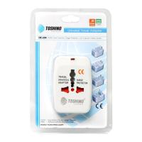 โตชิโน ปลั๊กแปลง Travel Adapter รุ่น DE-204 4 in 1 ขนาด 4.7 x 7.3 x 3.5 ซม. (8854531003410)
