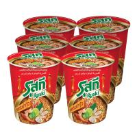 ราคา รุสกี บะหมี่คัพกึ่งสำเร็จรูป รสต้มยำกุ้ง 60 ก. แพค 6 (8852523208843)