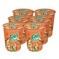 ราคา รุสกี บะหมี่คัพกึ่งสำเร็จรูป รสต้มยำกุ้งน้ำข้น 60 ก. แพ (8852523208850)