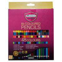 ราคา มาสเตอร์อาร์ต ดินสอสีไม้ 2 หัว 48 สี (8851907273248)