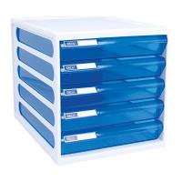 ออร์ก้า ลิ้นชักสีฟ้า โครงขาว รุ่น CFB-5 25 X 34 X 26 ซม.