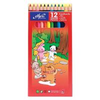 เอลเฟ่น ดินสอสีแท่งยาว 12 สี รุ่น 12C