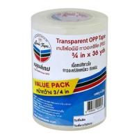 ราคา หลุยส์เทป เทปกาวใสโอพีพี P85 ขนาด 3/4 นิ้ว x 36 หลา แพ็ค 4 (8856682005169)