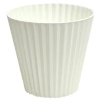 ไพโอเนียร์ ถังขยะจีบรอบ ขนาด 10 ล. รุ่น PN671 สีขาว