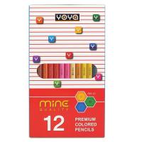 โยย่า ดินสอสีไม้ พรีเมี่ยม 12 สี รุ่น 555-12
