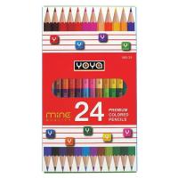 โยย่า ดินสอสีไม้ พรีเมี่ยม 24 สี รุ่น 555-24