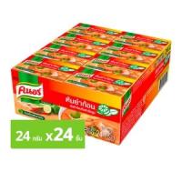 ราคา คนอร์ ต้มยำก้อนกึ่งสำเร็จรูป 24 ก. แพ็ค 24 (8850144058199)