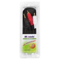 โมวาด้า สายสัญญานเสียง 3.5 มม. รุ่น ST-2RCA ความยาว 1.8 ม.