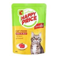บิ๊กซี แฮปปี้ ไพรซ์ อาหารแมว ชนิดเปียก รสทูน่าในเยลลี