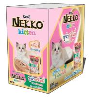 เน็กโกะ อาหารแมวเปียก ทูน่าครีมมี่ สำหรับลูกแมว 70 ก. กล