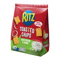 ราคา ริทซ์ โทสเต็ด ชิปส์ ขนมอบกรอบรสซาวร์ครีมและหัวหอม 229 ก. (8934680114271)