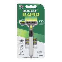 ราคา ดอร์โค แรพพิด ด้ามมีดโกนซิสเต็ม รุ่น 2 ใบมีด พร้อมใบมี (8801038577302)