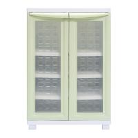 เบสิโค ตู้เก็บของบานเปิด รุ่น 8001 สีเขียว