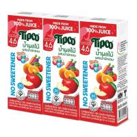 ทิปโก้ น้ำผลไม้ผสมน้ำผักรวม 100% สูตรไวตา เอ ซี อี 180 มล. แพ
