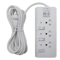 ลูมิร่า ปลั๊กพ่วง 3 ช่อง กำลังไฟ 2300 วัตต์ รุ่น LS-803 ขนาด 3 ม.
