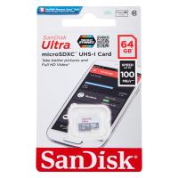 แซนดิสก์ อัลตร้า การ์ด microSDHC™/microSDXC™ UHS-I รุ่น SDSQUNR-064G-GN3MN ขนาด 64GB