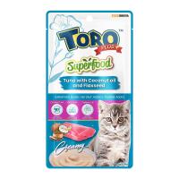 โทโร่ พลัส ขนมแมว รสปลาทูน่ากับน้ำมันมะพร้าว และเมล็