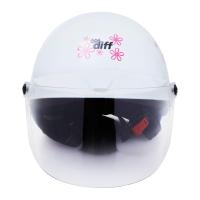 ราคา ดิฟฟ์ หมวกกันน็อกครึ่งใบ ลายดอกไม้ สีขาว (8851984165818)