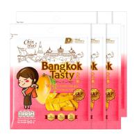 บางกอกเทสตี้ มะม่วงทอดสุญญากาศสไลด์ 50 ก. แพ็ค 6