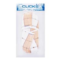 คลิกส์ รองเท้าสลิปเปอร์ผ้า รุ่น CS-902 สีครีม (2000000140971)