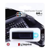 คิงส์ตัน แฟลชไดรฟ์ DataTraveler Exodia USB ขนาด 64GB (สินค้าคละสี ไม่สาม