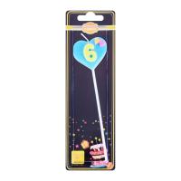 ราคา เทียนตัวเลขก้านยาว เบอร์ 6 คละแบบ (8856563006261)