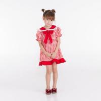 เบสิโค ชุดเดรสลายสก็อต สำหรับเด็กหญิง รุ่น BMMX2310TG04 สีแดง