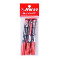 ราคา ตราม้า ปากกาไวท์บอร์ด สีแดง รุ่น H-22 แพ็ค 3 (8851552209494)