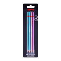 ราคา รอตริง ดินสอไม้เมทาลิค HB แพ็ค 4 แท่ง คละสี (3026980942144)