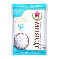 ราคา บัวชมพู ข้าว กข 43 ขนาด 1 กก. (8858877510212)