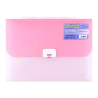 กินเออะรี่ แฟ้มกระเป๋า 12 ช่อง ขนาด A4 (สินค้าคละสี ไม่สาม