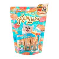 โนวี ขนมแมวเลีย รสแซลมอนกับทูน่า 15 ก. x 25 ชิ้น