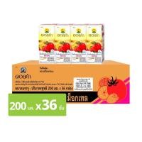 ราคา ดอยคำ น้ำมะเขือเทศผสมน้ำผลไม้รวม 98% ม็อกเทล 200 มล. แพ็ค 36 (18850773510454)