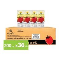 ราคา ดอยคำ น้ำมะเขือเทศ 99% 200 มล. แพ็ค 36 (18850773110463)