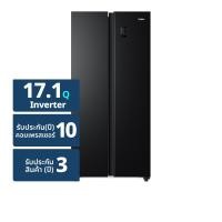 ไฮเออร์ ตู้เย็นไซด์บายไซด์ รุ่น HRF-SBS490 ขนาด 17.1 คิว สีดำ