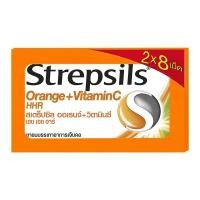ราคา สเตร็ปซิล ยาอมบรรเทาอาการเจ็บคอ รสออเรนจ์+วิตามินซี 8 (8850360035349)