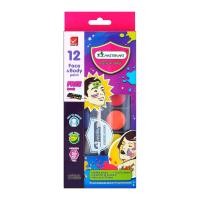 มาสเตอร์อาร์ต สีทาหน้าและร่างกาย 12 สี