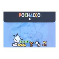 วีเอส แฟ้มกระดุมสำหรับใส่เอกสาร Pochacco ขนาด A4 คละแบบ