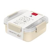 เบสิโค เซตกล่องอาหาร 2 ชั้น 1200 มล. รุ่น 1374 สีเบจ